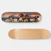 Galloping Horses in Surf Skateboard (Horz)