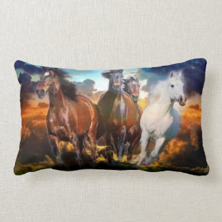 Galloping Horses Pillow Cushion Kussen