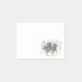 Galloping Race Horses Post-it® Notes (Voorkant)