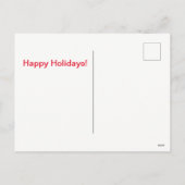 Galloping Santa Feestdagenkaart (Achterkant)