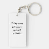 Galloping Thoroughbred Horse AcrylSleutelhanger Sleutelhanger (achterkant)