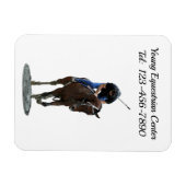 Galloping volbloed paard flexibele magneet (Horizontaal)