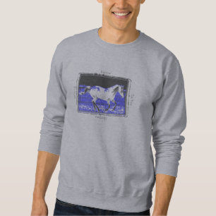 Galloping voorbij de blauwe horizon trui