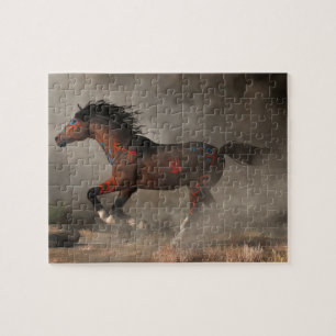 Galloping Warrior Horse Legpuzzel