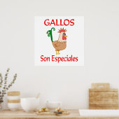 Gallos Son Especiales Poster (Keuken)