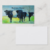 Galloway ceinturé effraye des cartes de visite de (Devant / Derrière)