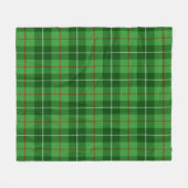 Galloway District Plaid Fleece Deken (Voorkant (Horizontaal))