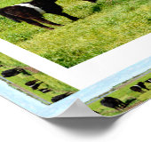 Galloway Koeien Framed, Poster (Hoek)