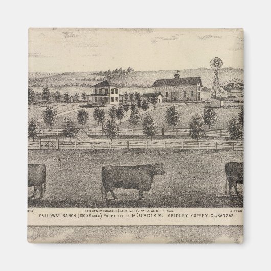 Galloway Ranch, Kansas Magneet (Voorkant)