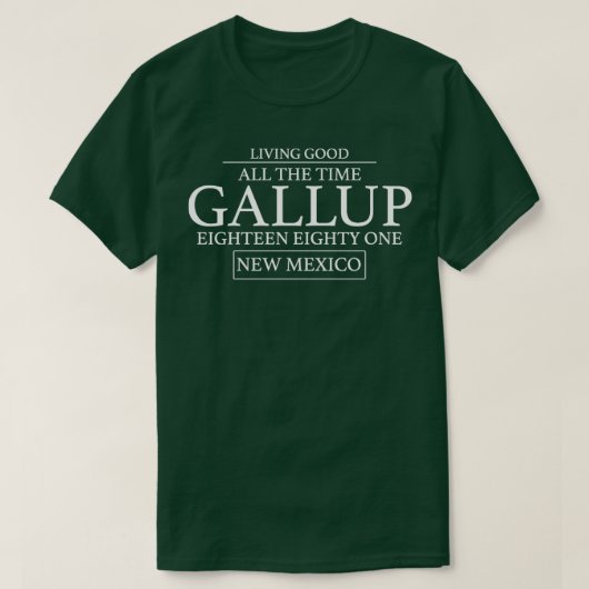 Gallup New Mexico 3 T-shirt (Design voorkant)