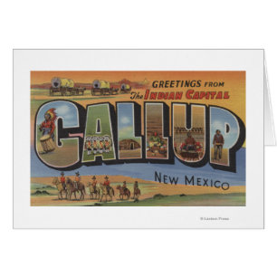 Gallup, Nouveau-Mexique - Scènes de grandes lettre