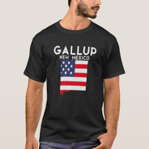 Gallup USA State America Travel New Mexican New Me T-shirt
