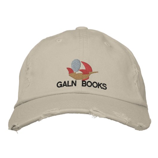 Galn Books geborduurd Pet (Voorkant)