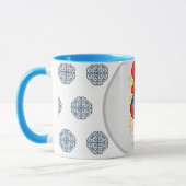 Galo de Barcelos Mug – Portuguese Rooster Azulejo  (Gauche)