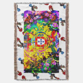 Galo de Barcelos, Portugal Deken (Voorkant Verticaal)