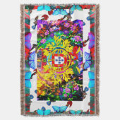 Galo de Barcelos, Portugal Deken (Voorkant Verticaal)