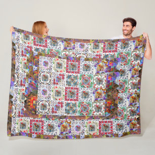 Galo de Barcelos, Portugal Fleece Deken