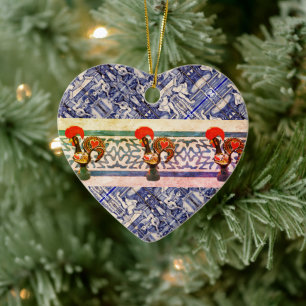 Galo de Barcelos, Portugal Keramisch Ornament