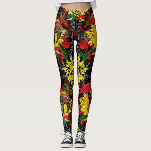 Galo de Barcelos, Portugal Leggings