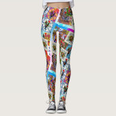 Galo de Barcelos, Portugal Leggings (Voorkant)
