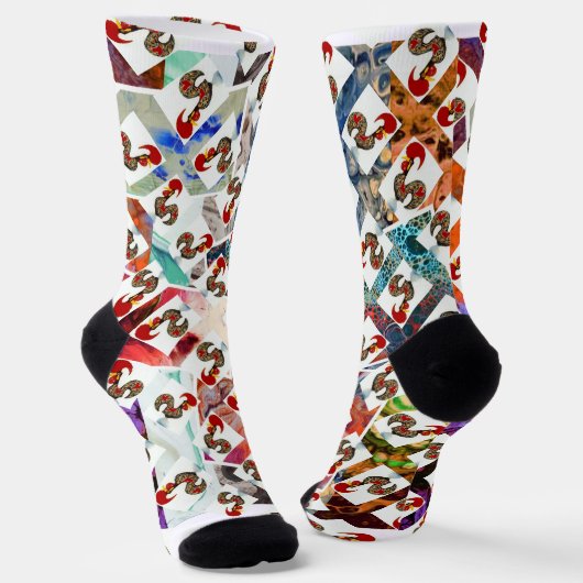 Galo de Barcelos, Portugal Sokken (Gebogen)