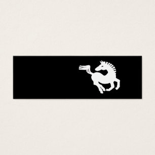 Galoping à cheval blanc