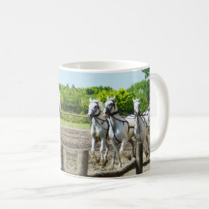 Galopperende paarden dieren koffiemok