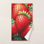 Galore de fraises (Serviette à main)
