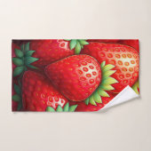 Galore de fraises (Serviette à main)