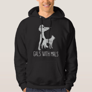 Gals met Mals Belgisch Malinois Lover Pullover Hoo