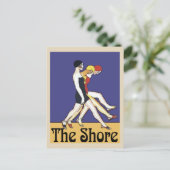 Gals op de Jersey Shore, stijl. Briefkaart (Staand voorkant)