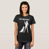 Gals With Mals  Belgian Malinois   For Women T-shirt (Voorkant volledig)
