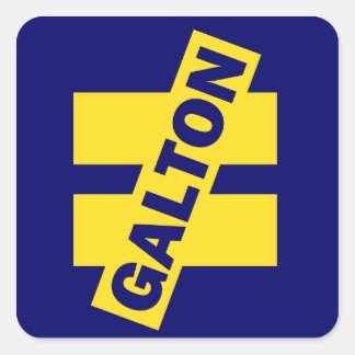 Galton Ongelijkheid bumper sticker