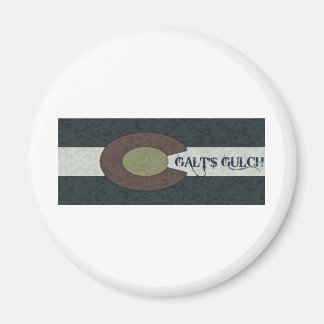 Galt's Golch - Rood wit en blauw combinatieontwerp Magneet