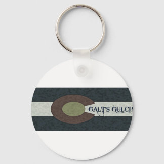Galt's Golch - Rood wit en blauw combinatieontwerp Sleutelhanger