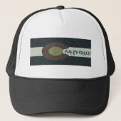 Galt's Golch - Rood wit en blauw combinatieontwerp Trucker Pet (Voorkant)