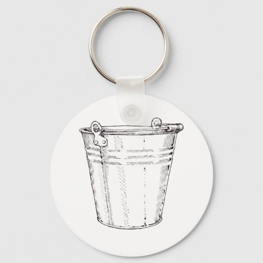 Galvanized Pail Sleutelhanger (Voorkant)