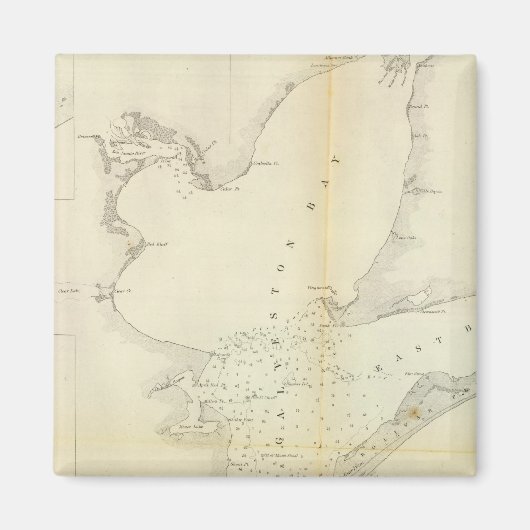 Galveston Bay, Texas Magneet (Voorkant)