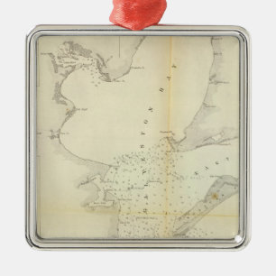 Galveston Bay, Texas Metalen Ornament