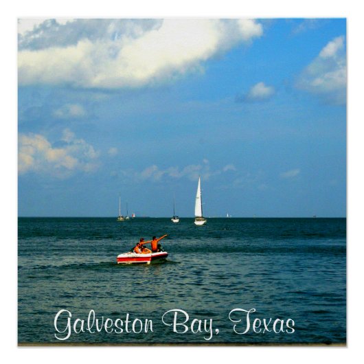 Galveston Bay, Texas Perfect Poster (Voorkant)