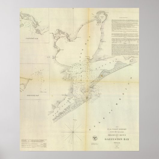 Galveston Bay, Texas Poster (Voorkant)