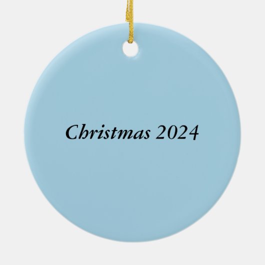 Galveston Beach Retro Vignette Keramisch Ornament (Achterkant)