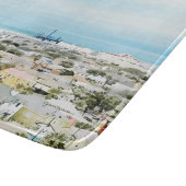 Galveston Coast, strand en stad uitzicht Snijplank (Hoek)