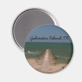 Galveston Island Magnet Magneet (Voorkant / Achterkant)