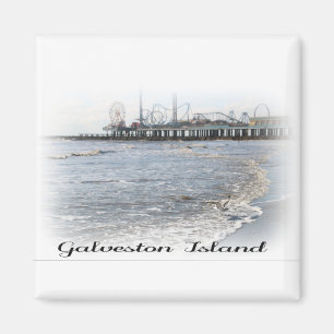 Galveston Island Pleasure Pier Magnet Magneet