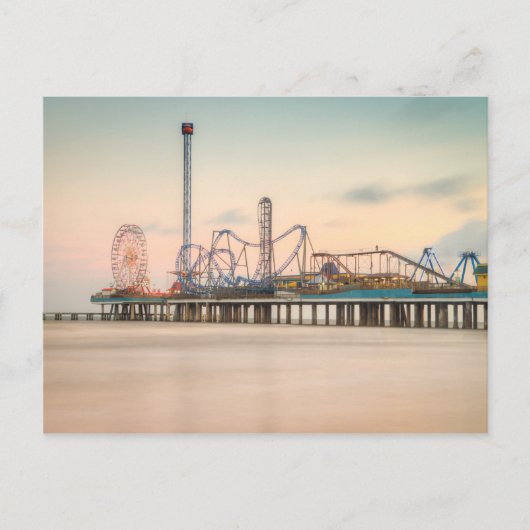 Galveston Pleasure Pier Briefkaart (Voorkant)