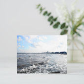 Galveston Seawall Briefkaart (Staand voorkant)