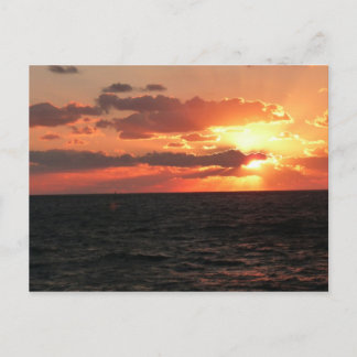 Galveston Sunset Briefkaart