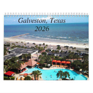 Galveston, Texas 2026 Agenda Kalender
