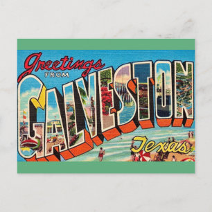 Galveston Texas ansichtkaart Briefkaart